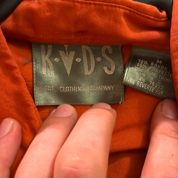 80s retro K. V. D. S button down shirt - Picture 4 of 5